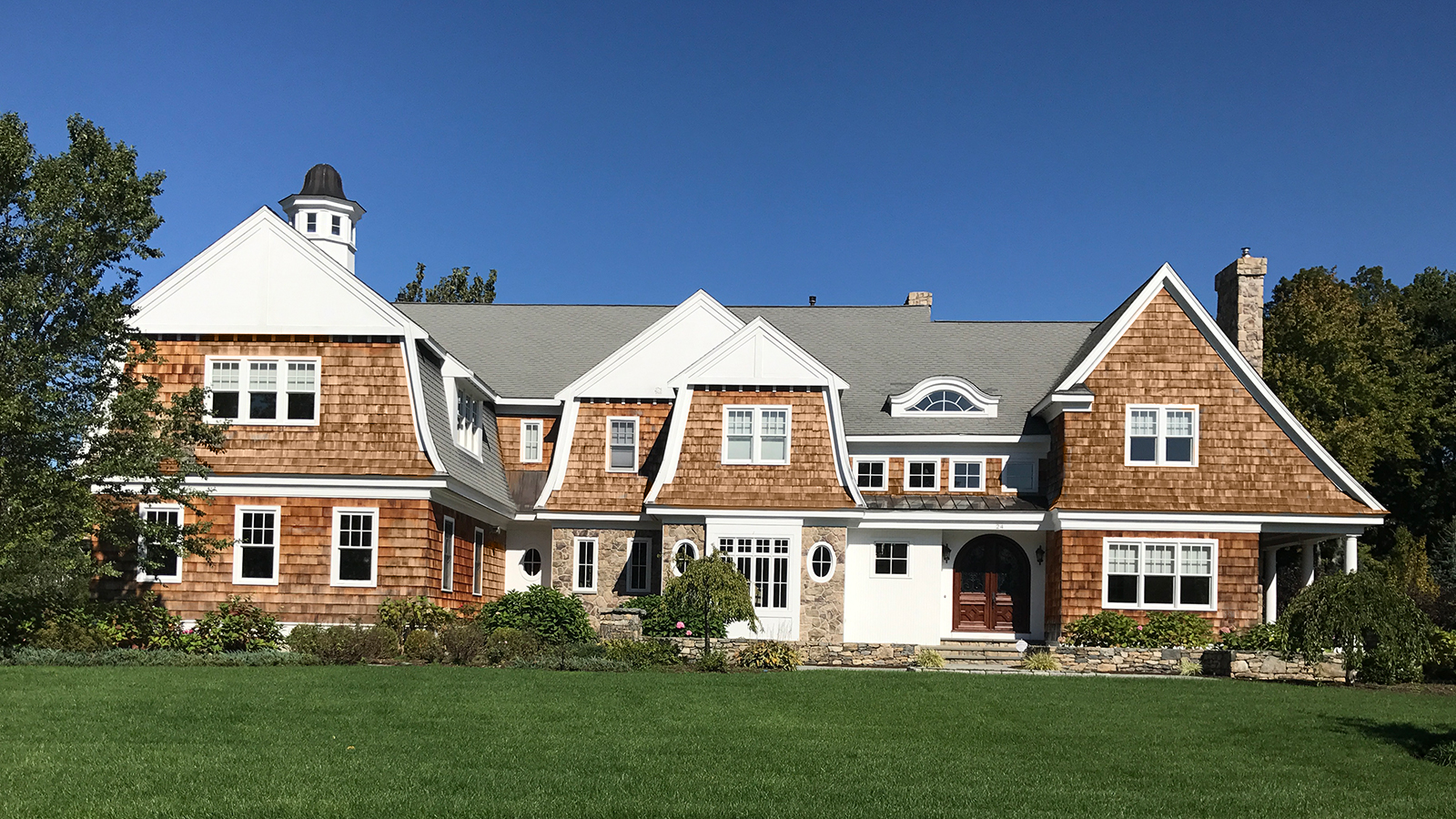 exterior image of finished house